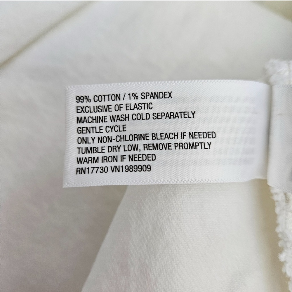 Universal Thread White Denim Button Front Midi Dr… - image 7